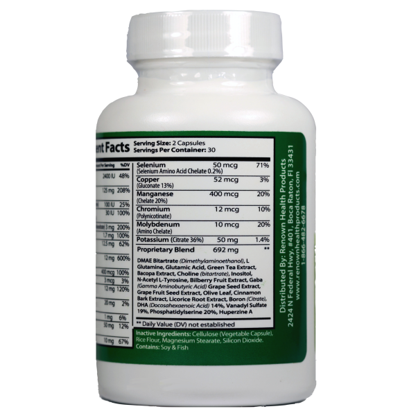 The Best Brain Vitamins for Memory and Studying - Renown Mind | Renown Health Products